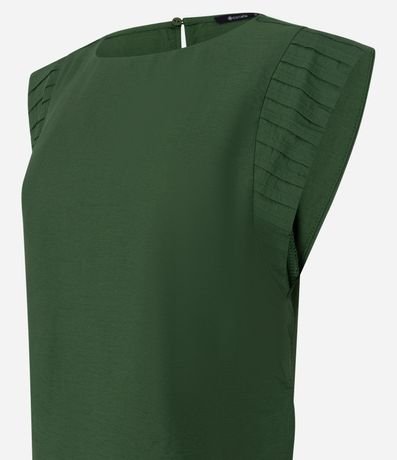 Blusa en Airflow con Recortes en el Hombro 5