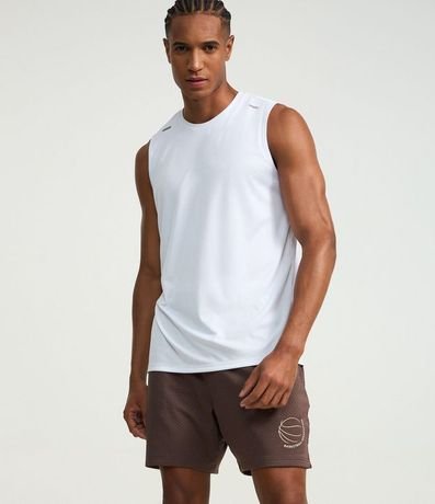 Bermuda Deportiva con Tecnologia Dry y Estampa Localizada Baloncesto 5