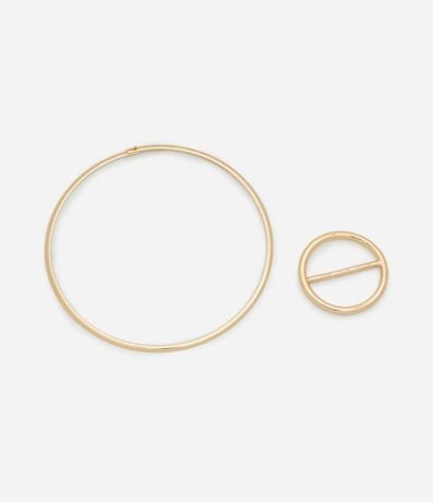 Hebilla Redonda para Canga en Metal 3