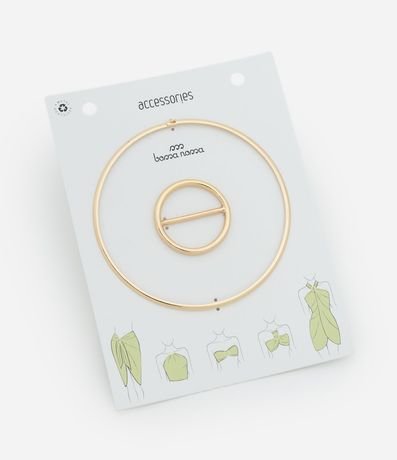 Hebilla Redonda para Canga en Metal