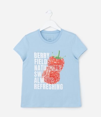 Remera Infantil con Estampa Fruta - Talle 5 a 14 años