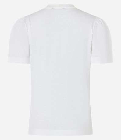 Blusa en Algodón con Manga abullonada y Estampa Doodles 6