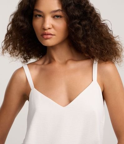 Blusa de Asa en Airflow con Escote V 3