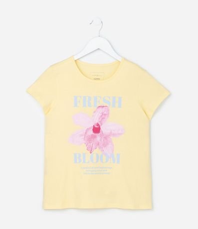 Remera Infantil con Estampa de Flor - Talle 5 a 14 años 2