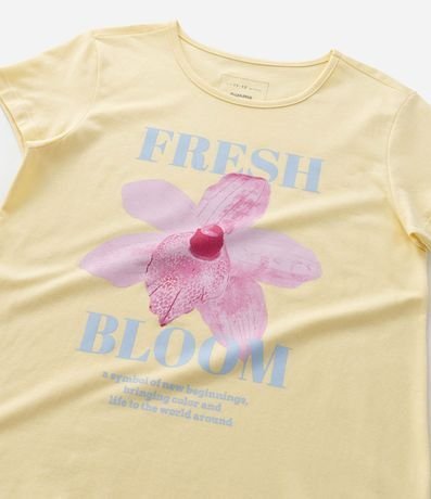 Remera Infantil con Estampa de Flor - Talle 5 a 14 años 5