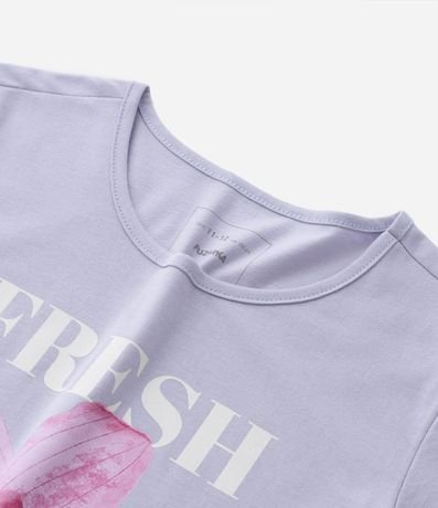 Remera Infantil con Estampa de Flor - Talle 5 a 14 años 5