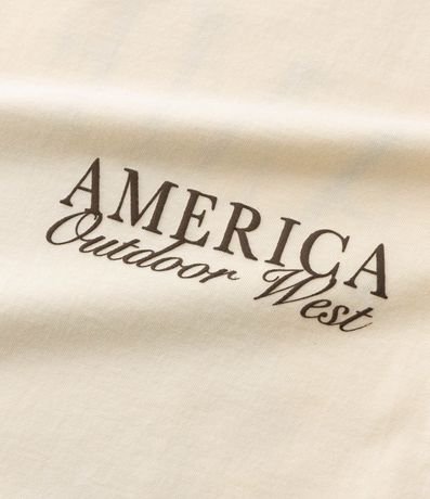 Remera Infantil con Estampa Frente y Espalda América - Talle 5 a 14 años 5