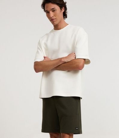 Bermuda Slim en Algodón con Felpa y Bolsillos 3