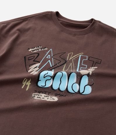Remera Infantil con Letras Grafiteadas- Talle 5 a 14  Anos 8