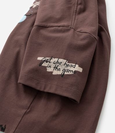 Remera Infantil con Letras Grafiteadas- Talle 5 a 14  Anos 4