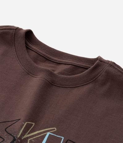 Remera Infantil con Letras Grafiteadas- Talle 5 a 14  Anos 7