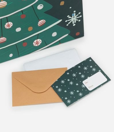 Bolsa de Regalo Mediana con Estampa de Árbol de Navidad 3