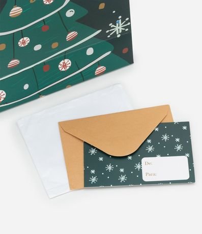 Bolsa de Regalo Pequeña con Estampa de Árbol de Navidad 3