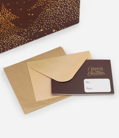 Bolsa de Regalo Mediana con Estampa Árbol de Navidad con Chapado 3