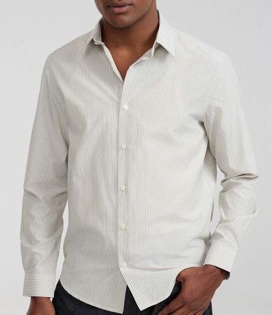 Camisa Regular en Sastrería Rayada 3