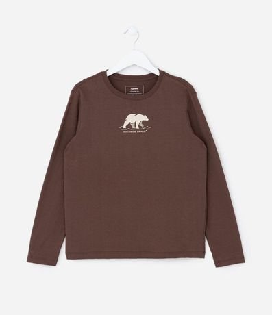 Remera Infantil con Estampa Oso - Talle 5 a 14 años 1