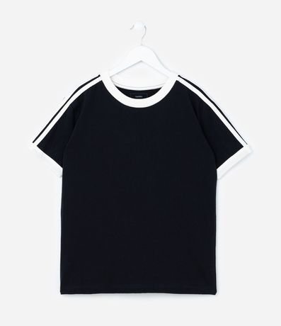Remera Infantil con Detalles Contrastantes - Talle 5 a 14 años 1