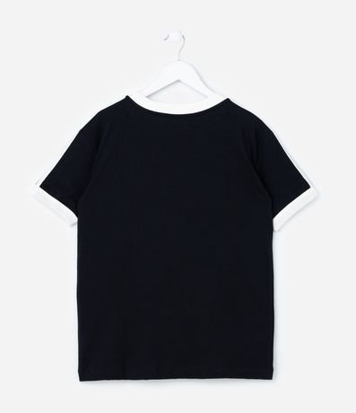 Remera Infantil con Detalles Contrastantes - Talle 5 a 14 años 2