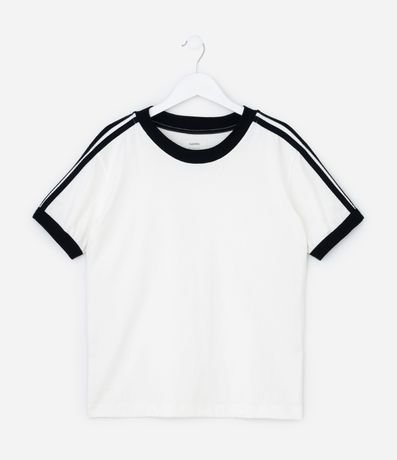 Remera Infantil con Detalles Contrastantes - Talle 5 a 14 años 1