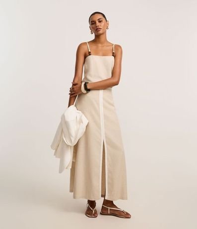 Blusa en Viscolino con Adorno en el Bretel Ajustable 2