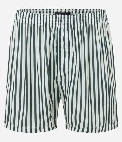 Calzoncillo boxer de Tela en Viscosa con Estampa de Rayas