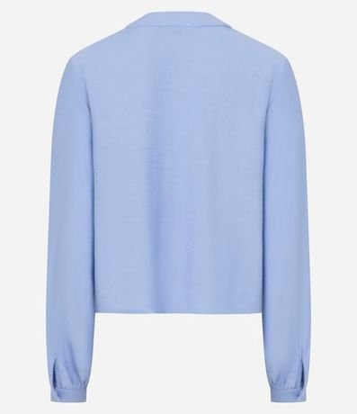 Blusa Bata en Laise con Cuello Padre y Bordado Floral 7