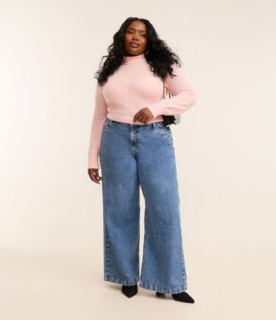 Pantalón Wide Leg en Jeans Curve & Plus Size