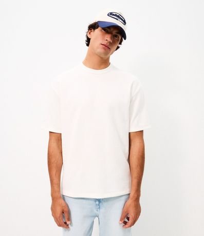 Remera Relaxed en Algodón con Textura de Mini Waffle 4
