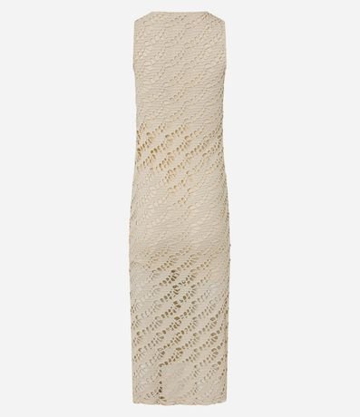 Vestido Midi Sin Manga con Textura 8