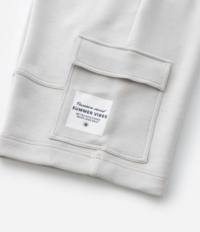 Bermuda Infantil en Algodón con Bolsillo Cargo - Talle 5 a 14 años 8