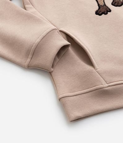 Buzo Infantil en Chenille con Estampa de Carpincho - Talle 5 a 14 años 6