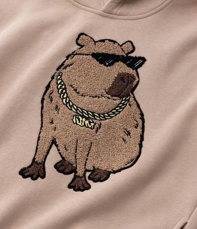 Buzo Infantil en Chenille con Estampa de Carpincho - Talle 5 a 14 años 8