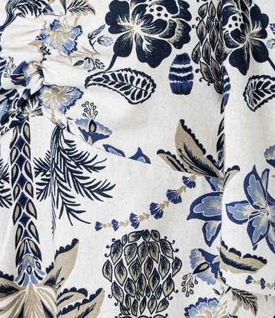 Blusa en Viscolino con Escote Corazón y Estampa Floral 7