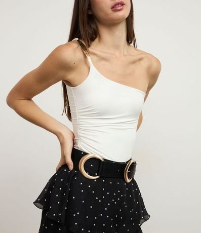 Cinturón Largo con Hebilla Doble Boho Romántico