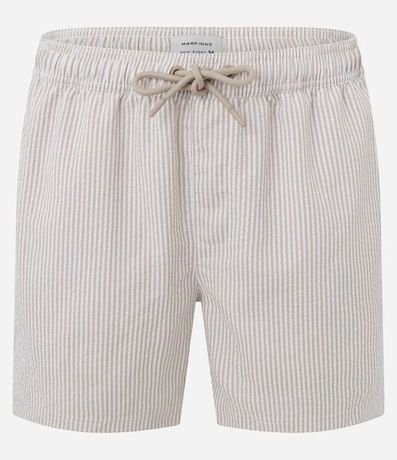 Bermuda de Baño Rayada en Microfibra con Textura Ana Ruga 5