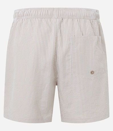 Bermuda de Baño Rayada en Microfibra con Textura Ana Ruga 6