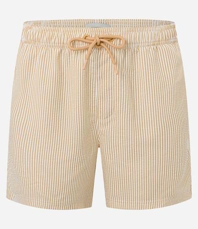 Bermuda de Baño Rayada en Microfibra con Textura Ana Ruga 5
