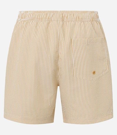 Bermuda de Baño Rayada en Microfibra con Textura Ana Ruga 6