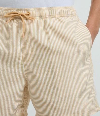 Bermuda de Baño Rayada en Microfibra con Textura Ana Ruga 4