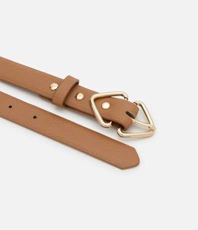 Kit 02 Cintos en Pu con Hebillas Triangulares 2