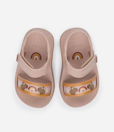 Sandalia Infantil en PVC con Estampa de Capivara Zaxy - Talle 19 a 26/27 2