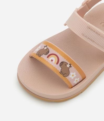 Sandalia Infantil en PVC con Estampa de Capivara Zaxy - Talle 19 a 26/27 6