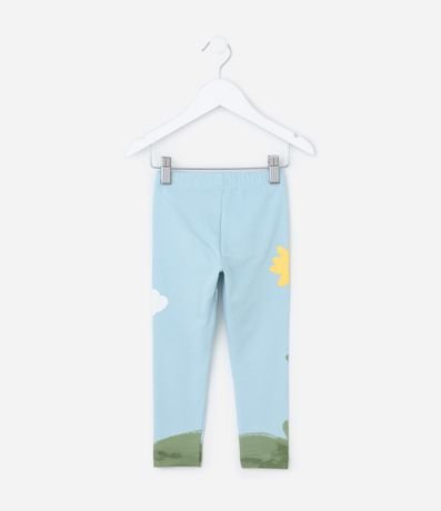 Pantalón Legging Infanitl en Cotton con Estampa de la Natureza - Talle 1 A 6 años 2