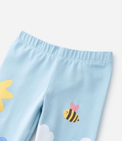 Pantalón Legging Infanitl en Cotton con Estampa de la Natureza - Talle 1 A 6 años 5