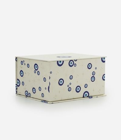 Baúl de Memorias ojo Turco con Bloc de Notas y Potecito 3