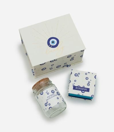 Baúl de Memorias ojo Turco con Bloc de Notas y Potecito 5