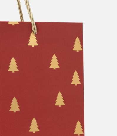 Bolsa de Regalo Pequeña con Mini Árboles de Navidad en Foil 2