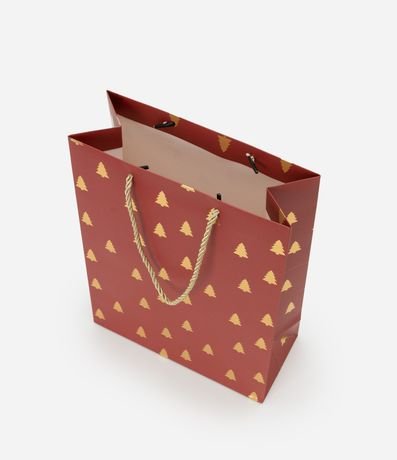 Bolsa de Regalo Pequeña con Mini Árboles de Navidad en Foil 3