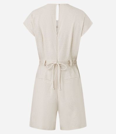 Enterito en Viscolino con Cinturón Cuerda y Pliegues 7