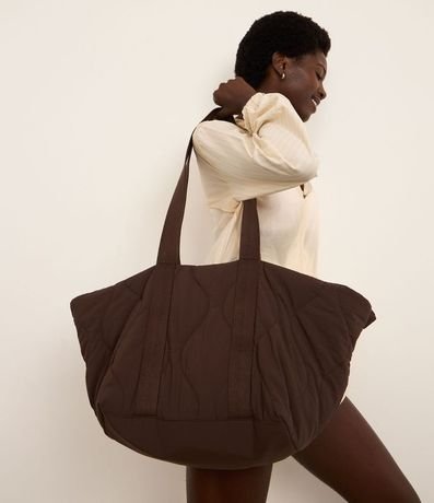 Cartera Shopper Puffer Grande con Asa de Gorgorão 1